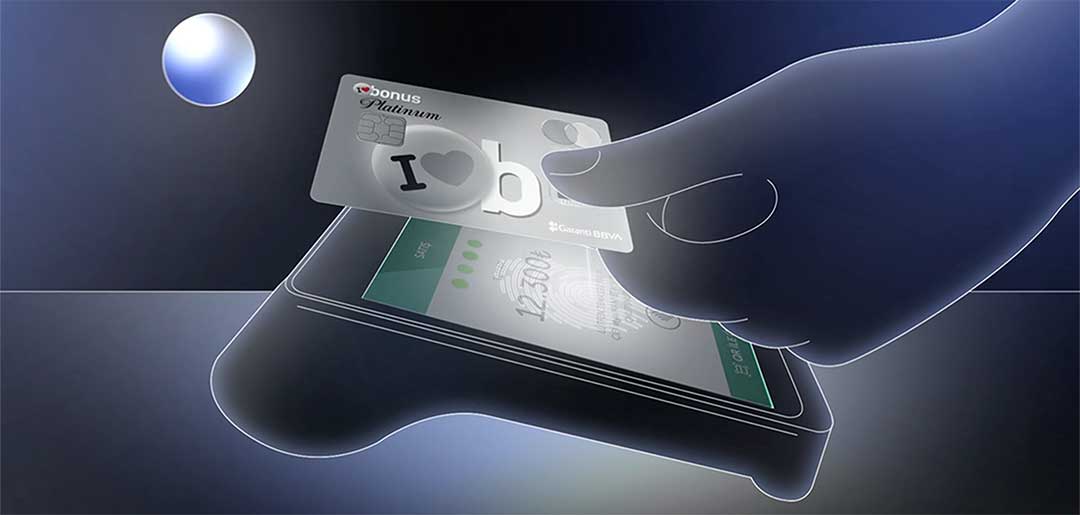 Garanti BBVA’s fingerprint for a biometric credit card payment